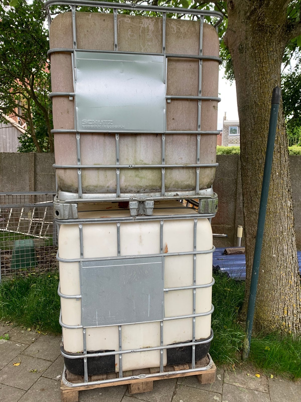 mazoutvat 1000 liter, Ophalen, Gebruikt, 60 tot 150 cm, 80 cm of meer