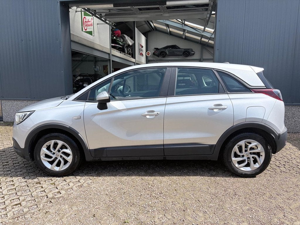Opel Crossland X Benzine - Navigatie/alu velgen, Auto's, Opel, Voorwielaandrijving, Stof, Gebruikt, Bedrijf