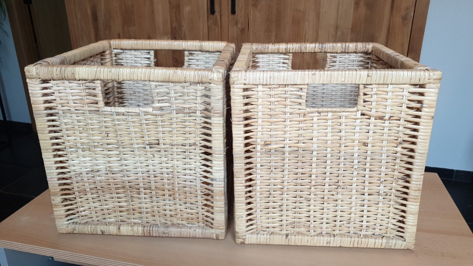 Branas ikea rieten opbergmanden, Ophalen