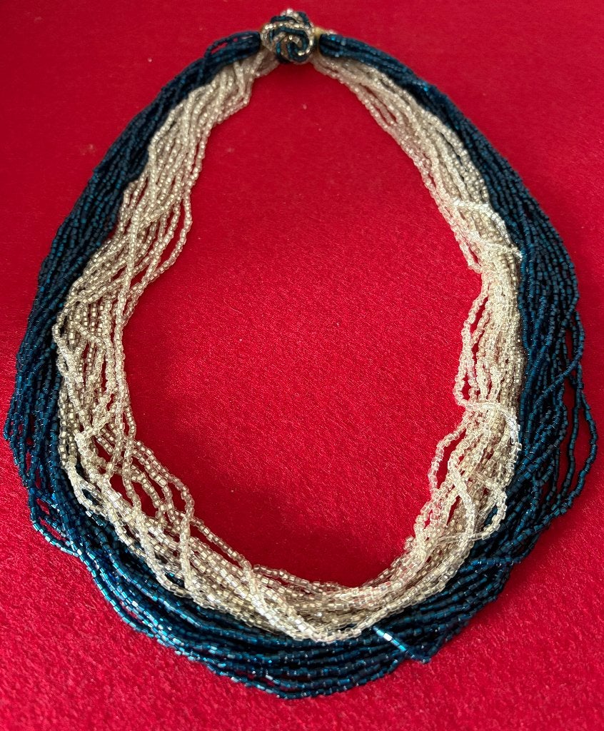 Vintage halsketting uit de jaren 70 - Mode-sieraden, Handtassen en Accessoires, Antieke sieraden, Ophalen of Verzenden, Overige materialen