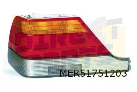 Mercedes-Benz S-Klasse (6/94-) achterlicht Links Oranje OES!, -, Verzenden, Nieuw, -