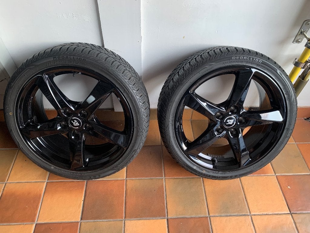 18 inch velgen met 4 seizoensbanden, Neuf, Pneus et Jantes, 4 Saisons, 18 pouces