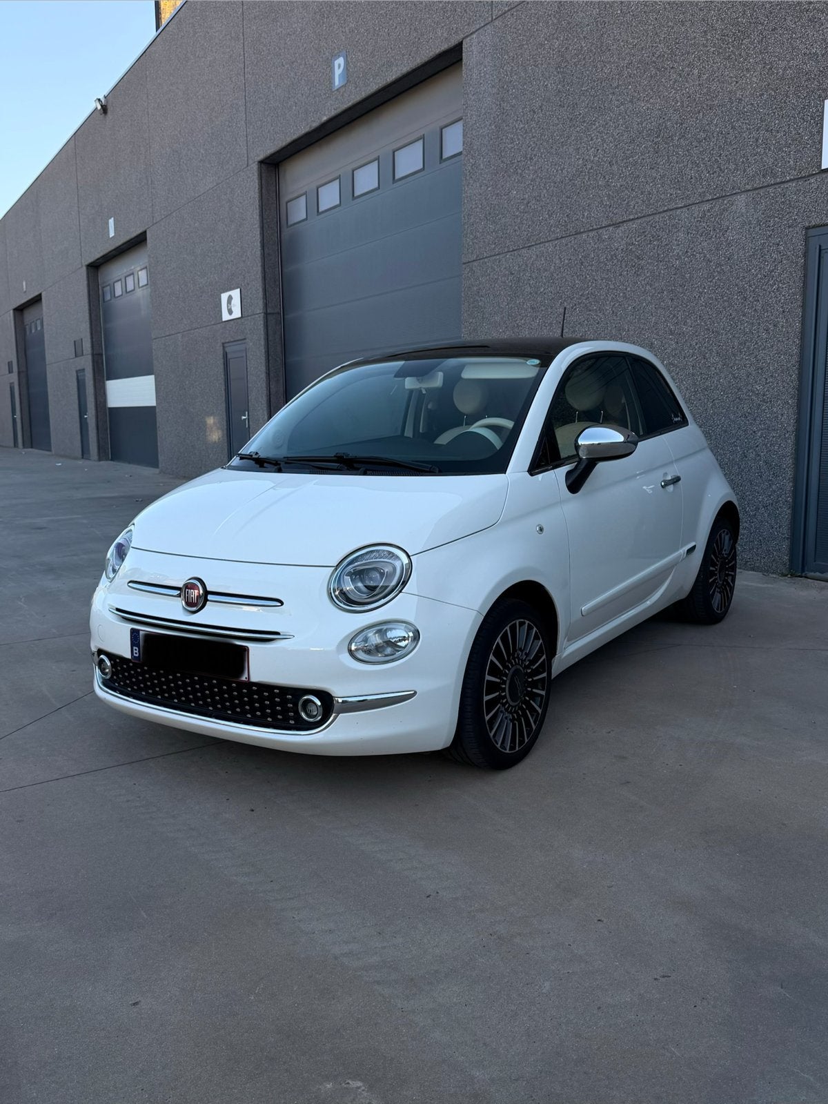 Fiat 500 wit 1.2i Lounge, Autos, Fiat, 1242 cm³, Achat, Euro 6, Boîte manuelle