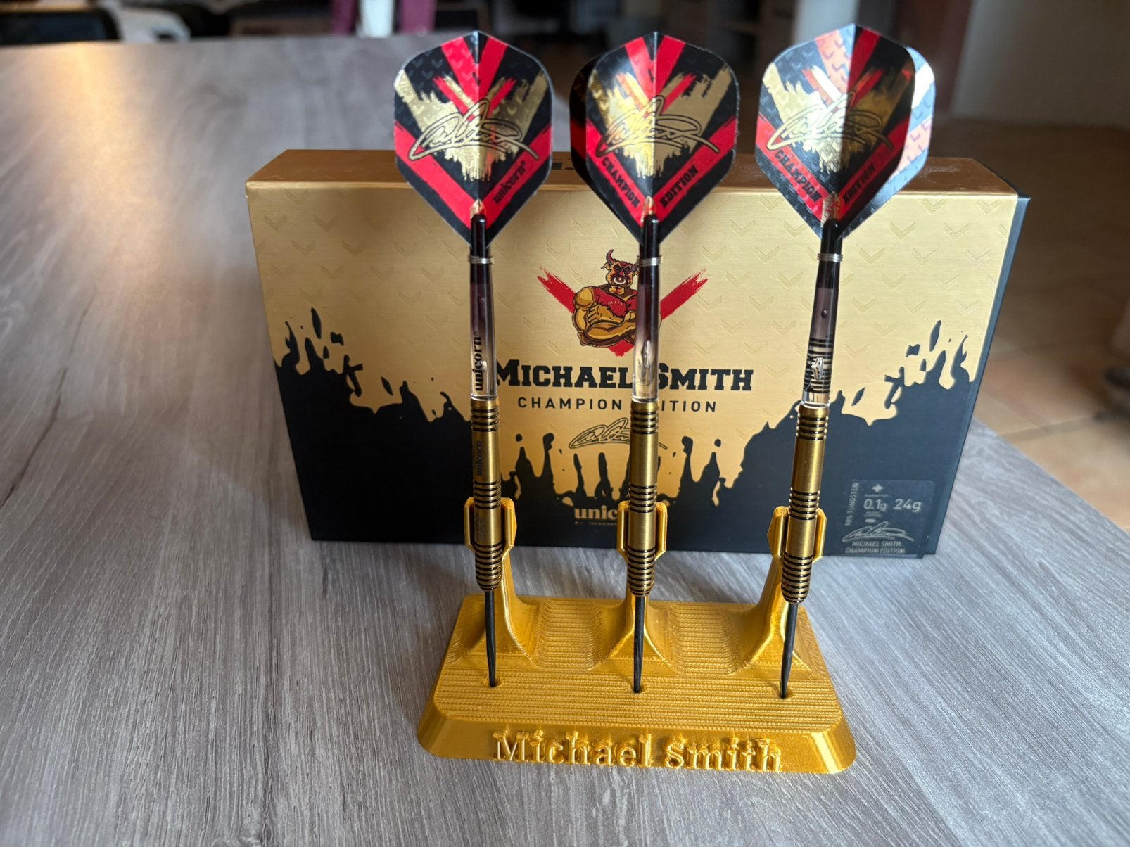 Michael Smith champion edition, Sport en Fitness, Darts, Ophalen of Verzenden, Nieuw, Pijlen