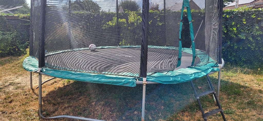 Trampoline diameter 4m, Ophalen, Gebruikt
