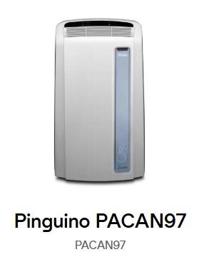 Climatiseur portable Pinguino PACAN97, Electroménager, Climatiseurs, Utilisé, Climatiseur mobile, Moins de 60 m³, 3 vitesses ou plus
