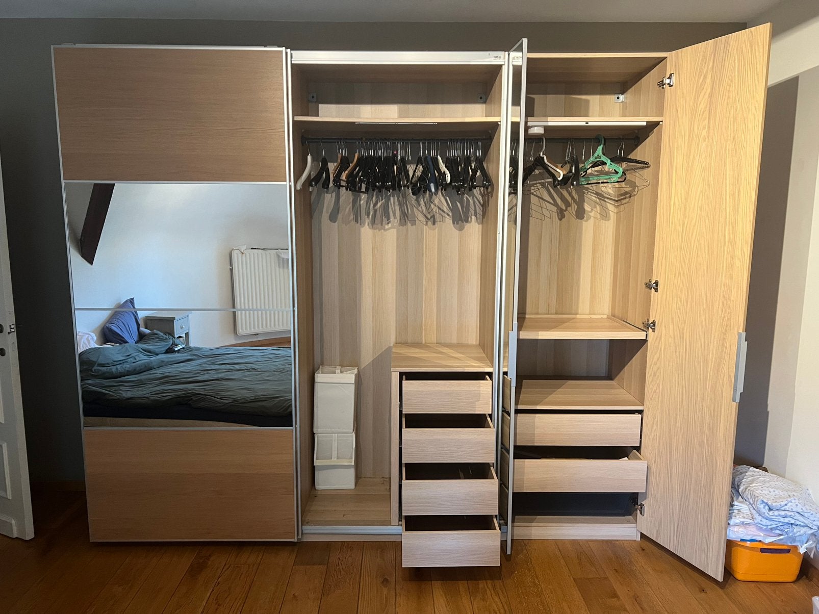 IKEA PAX kleedkamer/kledingkast op maat, Huis en Inrichting, Ophalen, Zo goed als nieuw
