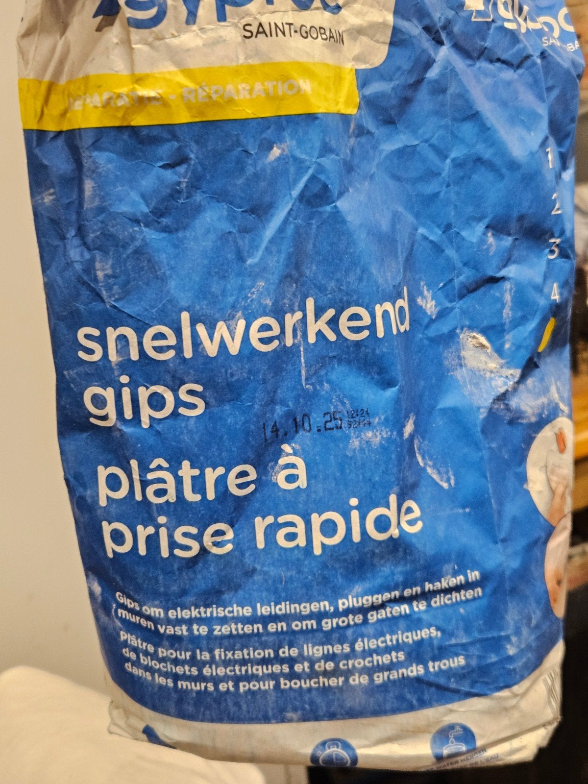 gratis Knauf, gyproc nadenafwerking, Ophalen