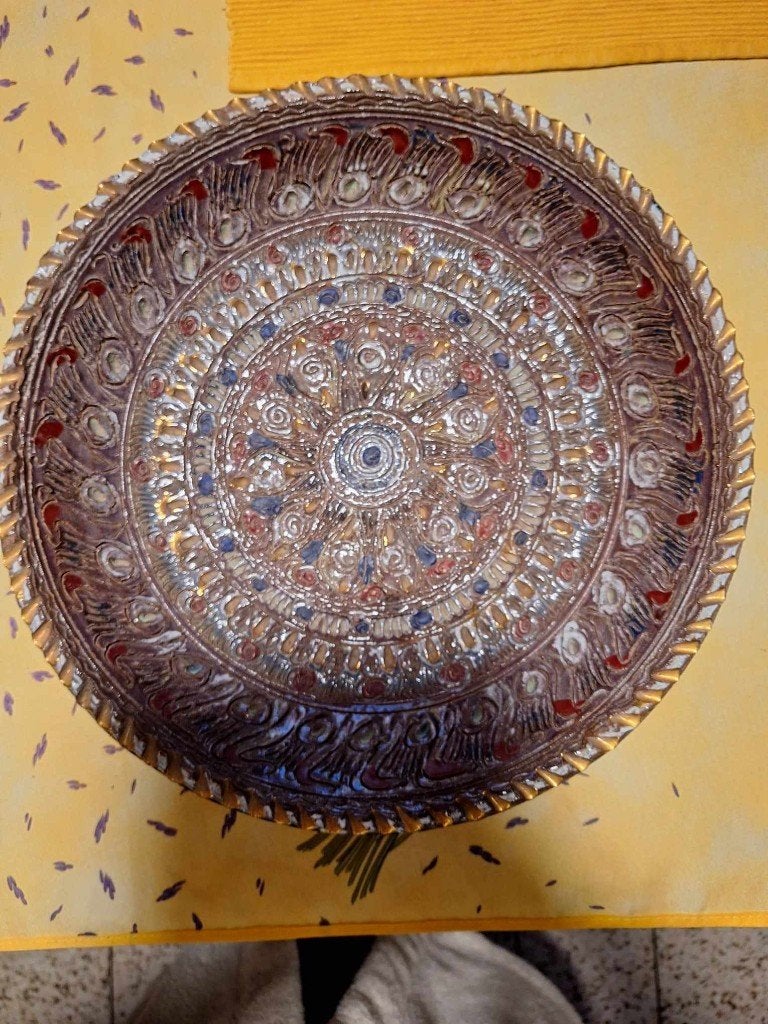 2 grand plats maitrise de Nimy, Antiquités & Art, Enlèvement ou Envoi