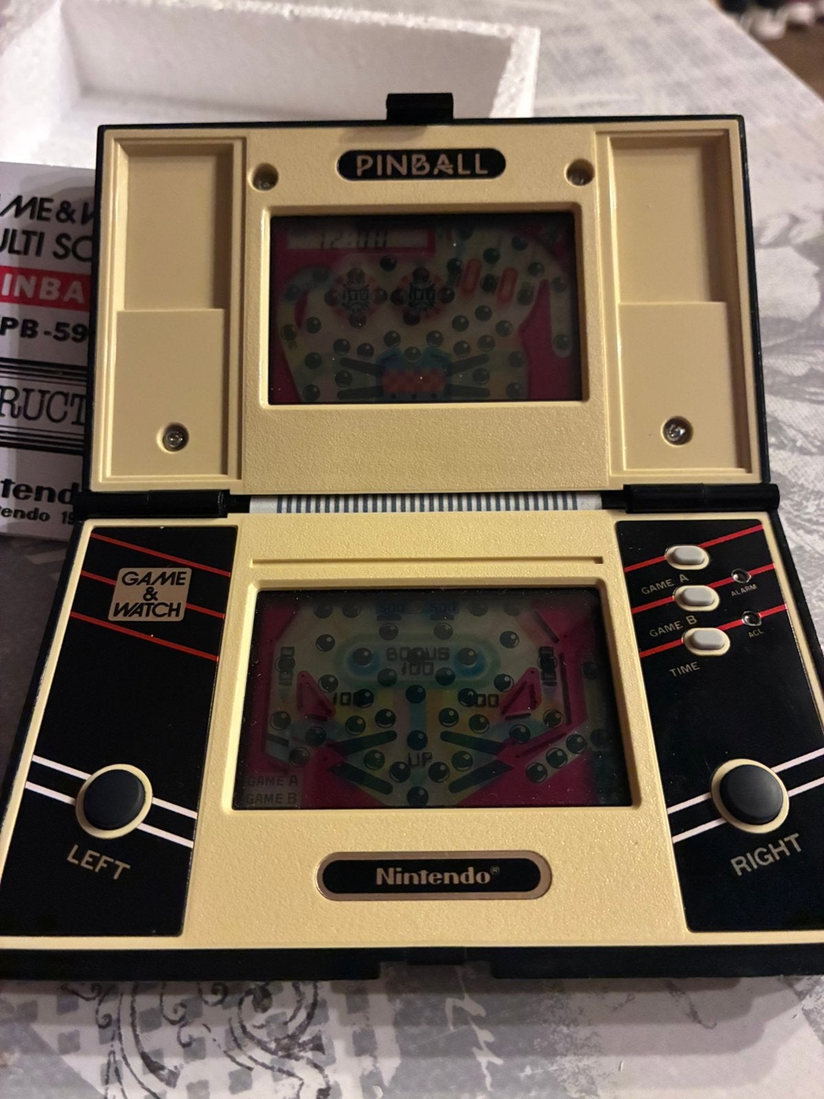 Jeu et montre Nintendo Pinball PB-59 1983, Enlèvement ou Envoi, Comme neuf