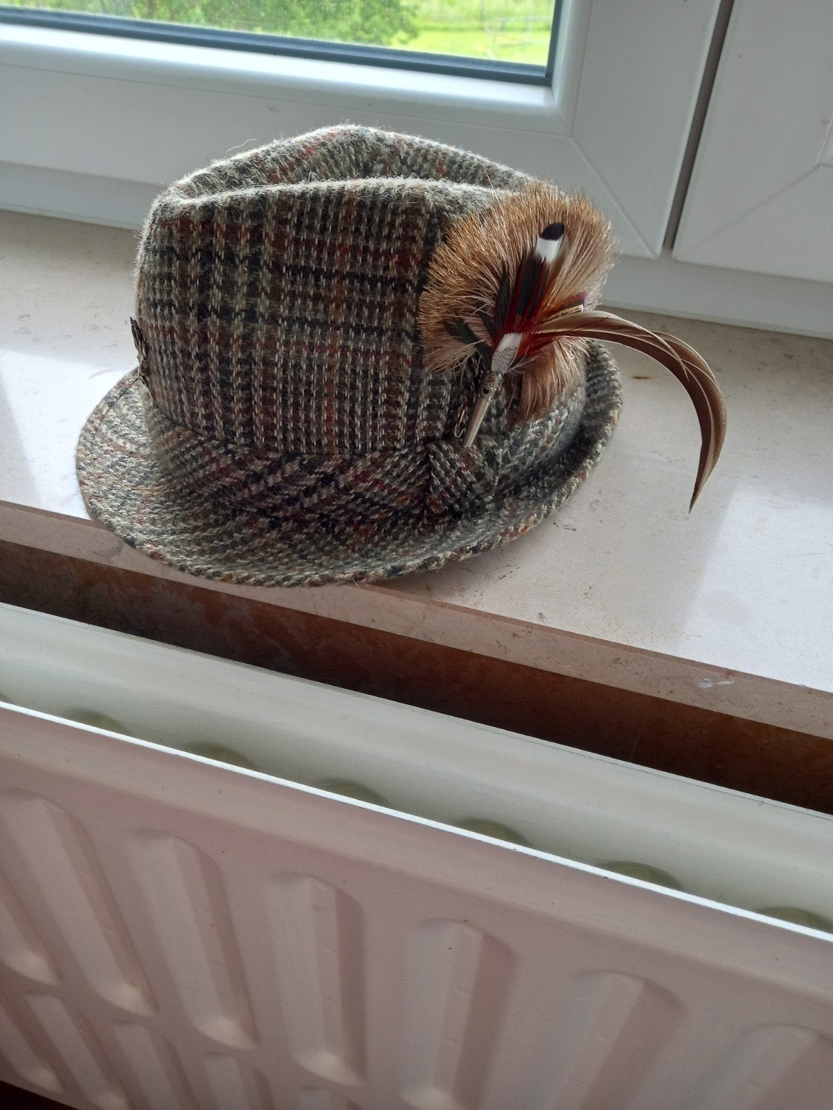 chapeau écossais avec plume., Enlèvement ou Envoi, Chapeau