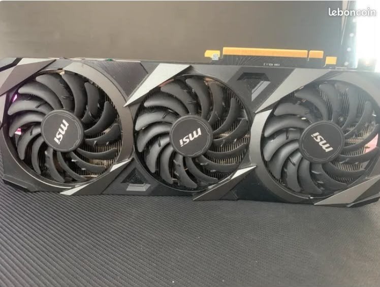 Nvidia GeForce RTX 3080 10Go - Black MSI, Computers en Software, Videokaarten, PCI-Express 4, Ophalen of Verzenden, HDMI, Niet werkend