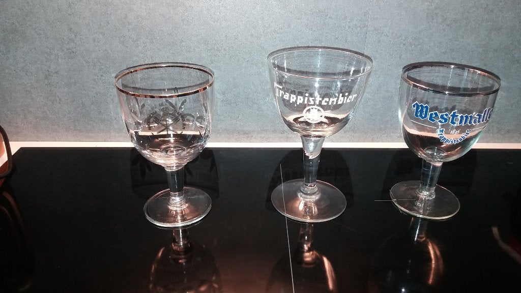westmalle glazen, Ophalen