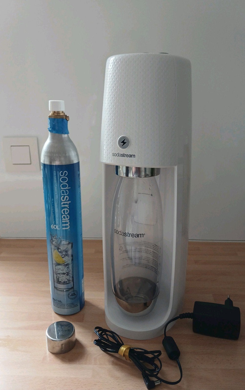 Sodastream + bottle + CO2 fles, Ophalen of Verzenden