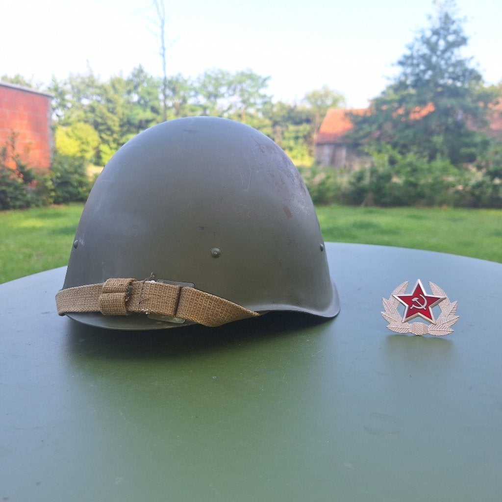 Originele Sovjet SSh-40 helm (Discount van 95EUR!), Verzamelen, Militaria | Algemeen, Ophalen, Landmacht, Helm of Baret