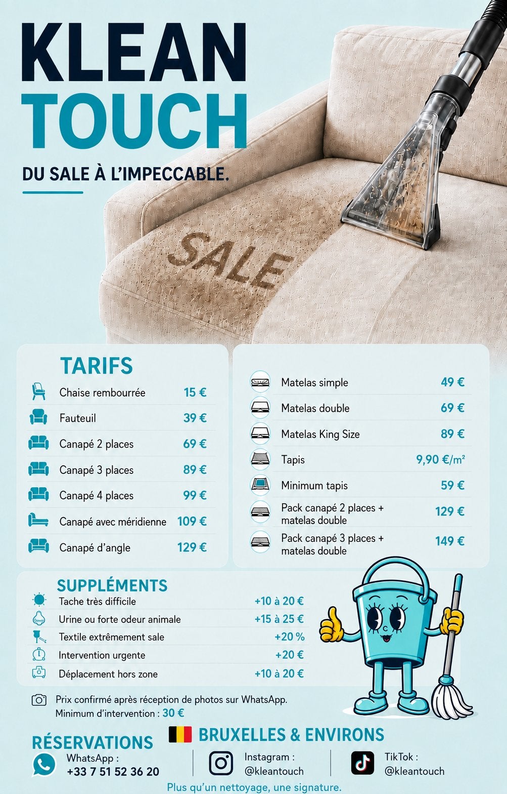 Nettoyage textile