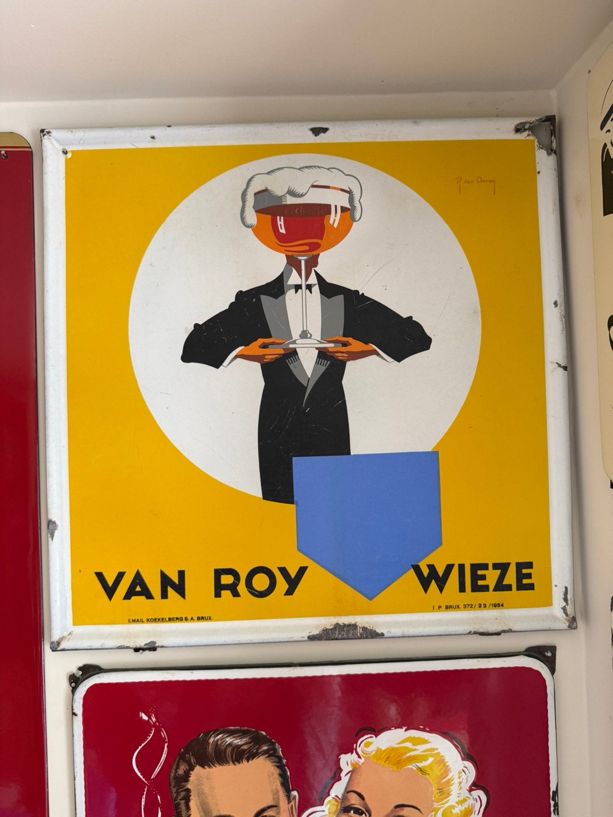 Wieze emaille, Verzamelen, Ophalen, Zo goed als nieuw