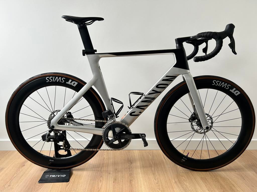 Canyon aeroad CF SLX AXS Etap Disc - 12 speed - maat L, Fietsen en Brommers, Ophalen, Zo goed als nieuw, Carbon