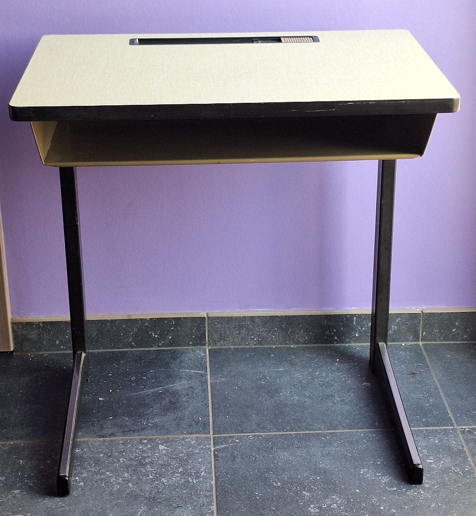 Joli ancien bureau d'école enfant vintage, banc d'écolier, Antiquités & Art, Enlèvement