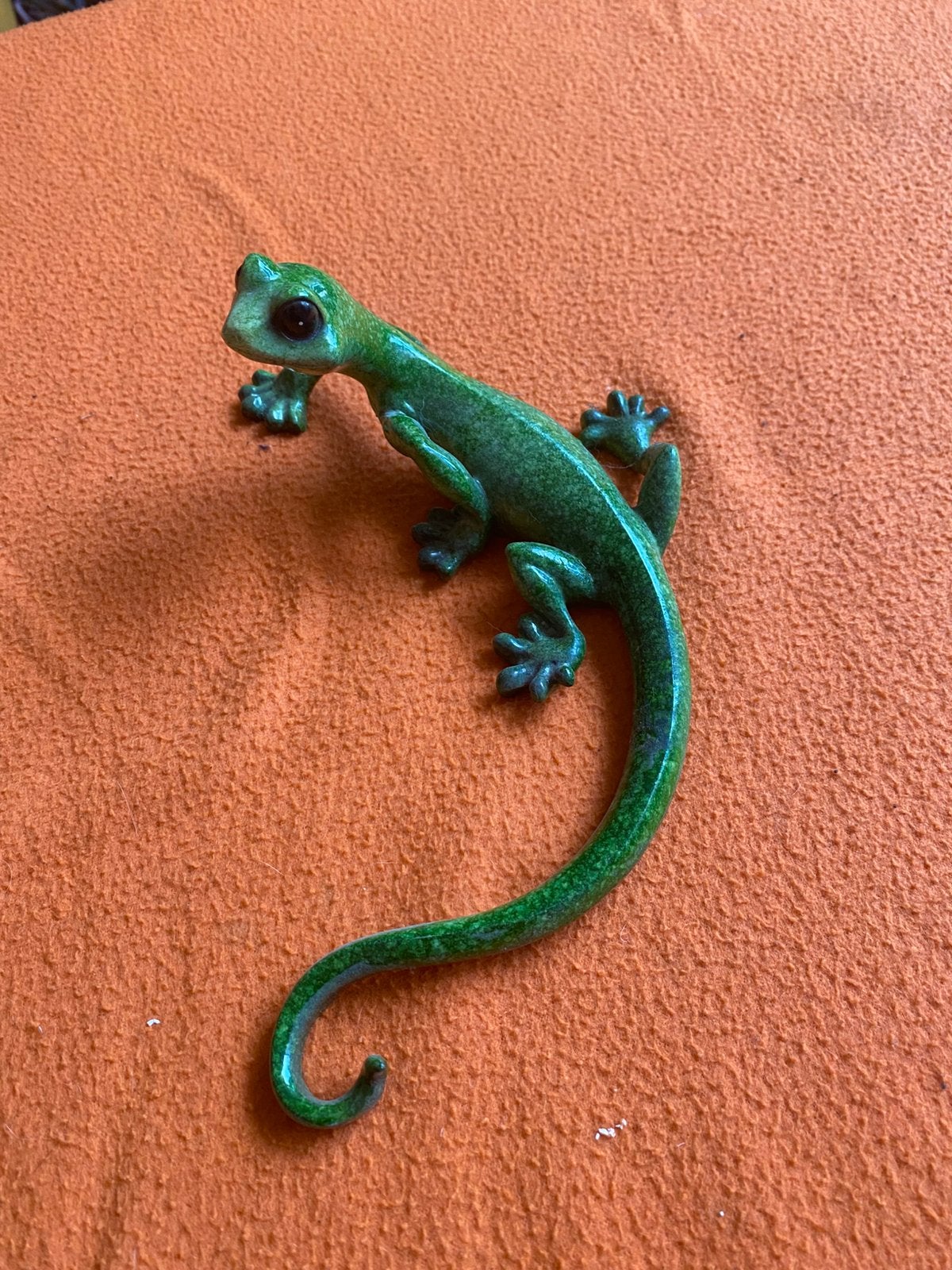 Amfibie/gekko beeldje, Ophalen of Verzenden, Zo goed als nieuw