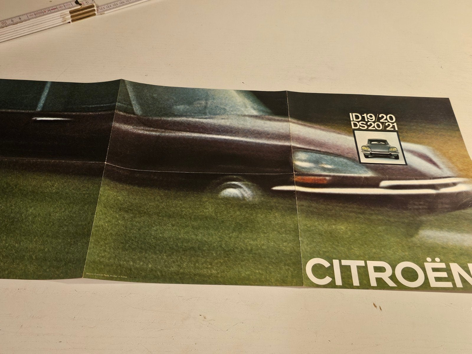 vintage Citroën promotieposter uit de jaren 60, specifiek vo, Ophalen of Verzenden