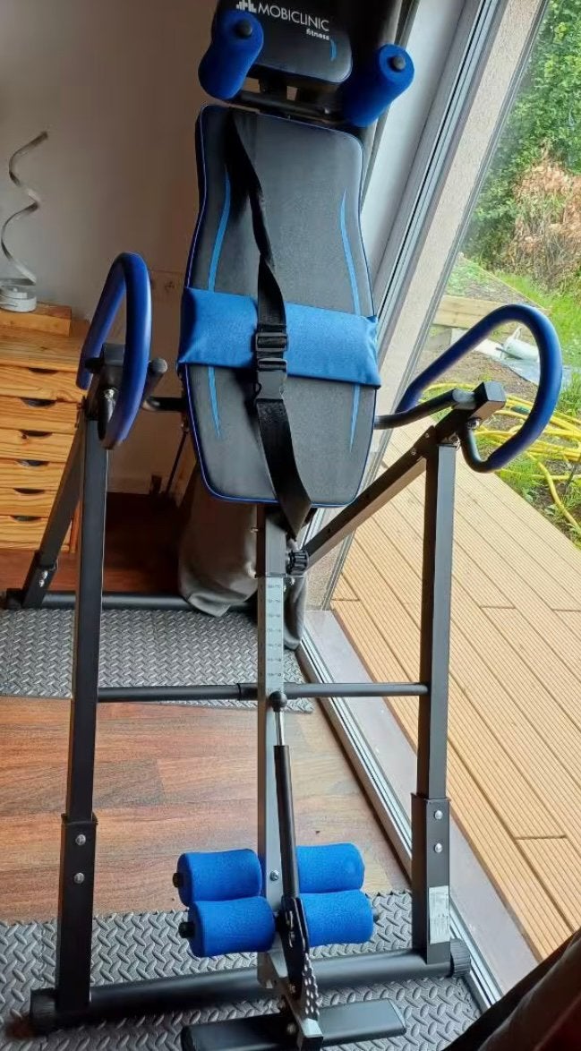 Mobiclinic inversietafel voor rugproblemen, Sport en Fitness, Ophalen, Zo goed als nieuw