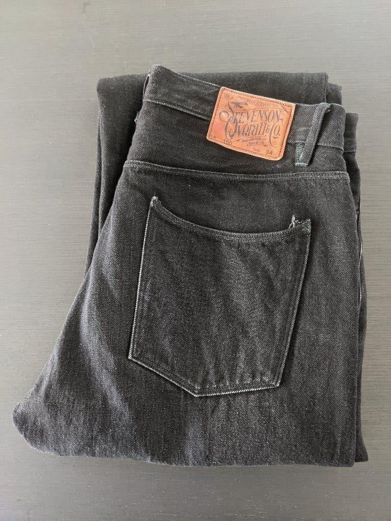 stevenson overall co encinitas 150-oss black one wash 34, Kleding | Heren, Zwart, Stevenson & co, Ophalen of Verzenden, Zo goed als nieuw