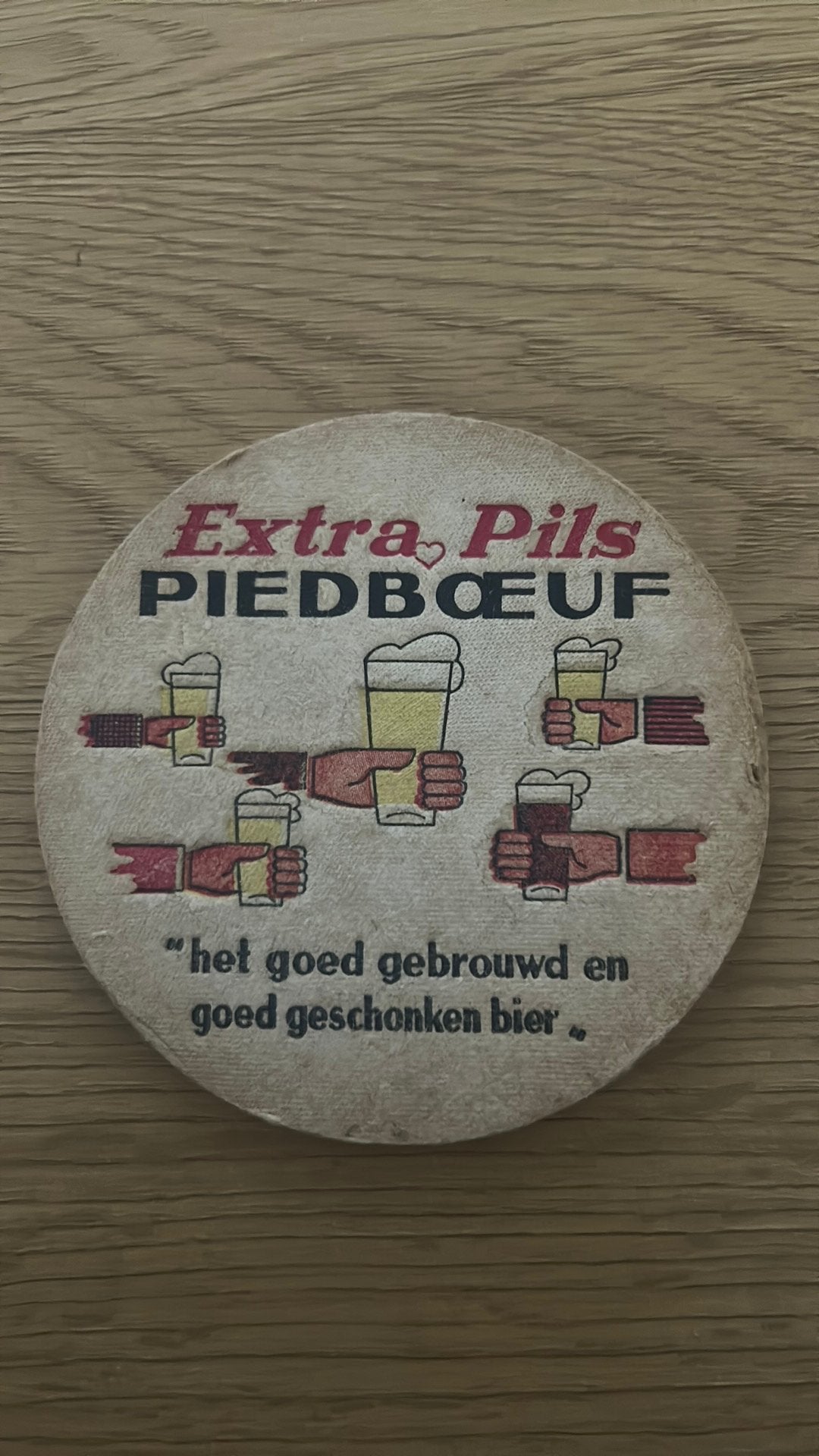 Sous bock Piedboeuf, Verzamelen, Ophalen of Verzenden, Zo goed als nieuw