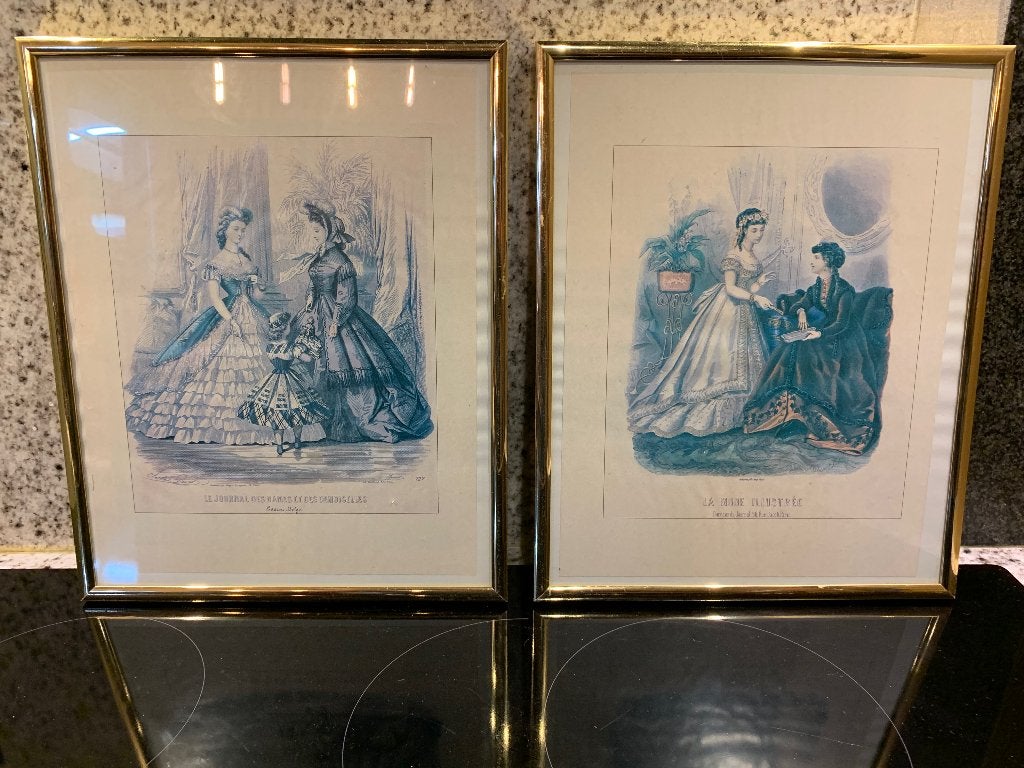 Litho van Jules David, Antiek en Kunst, Gesigneerd, Ophalen