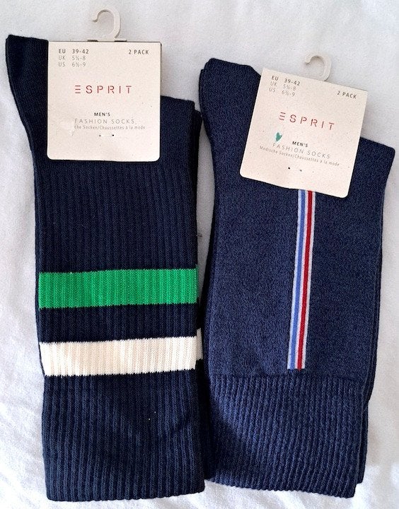 Nieuwe Esprit sokken 2 stuks - maat 39-42, Kleding | Heren, Ophalen of Verzenden, Blauw, Esprit, Overige typen