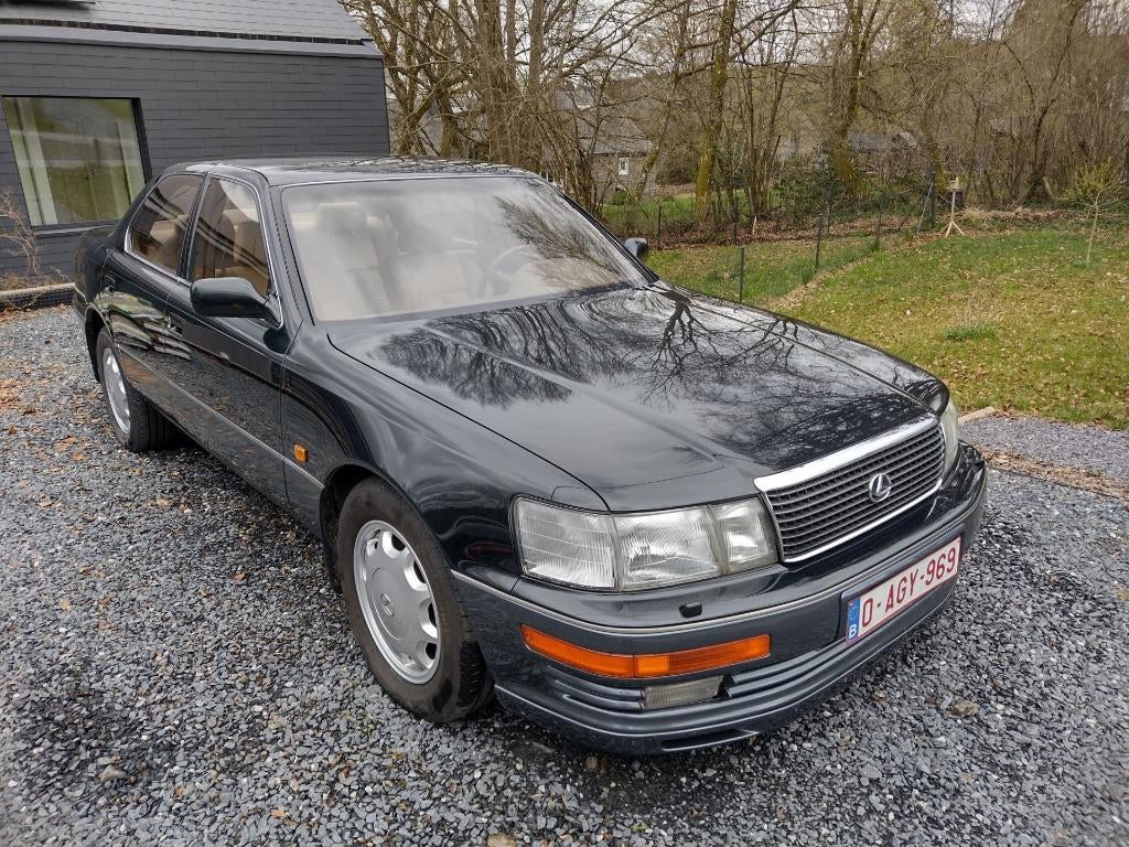 Lexus LS400 1990, Auto's, Lexus, Particulier, LS(-H), Benzine, 5 deurs, Automaat, Groen, Beige, Leder, Voorwielaandrijving, Ophalen