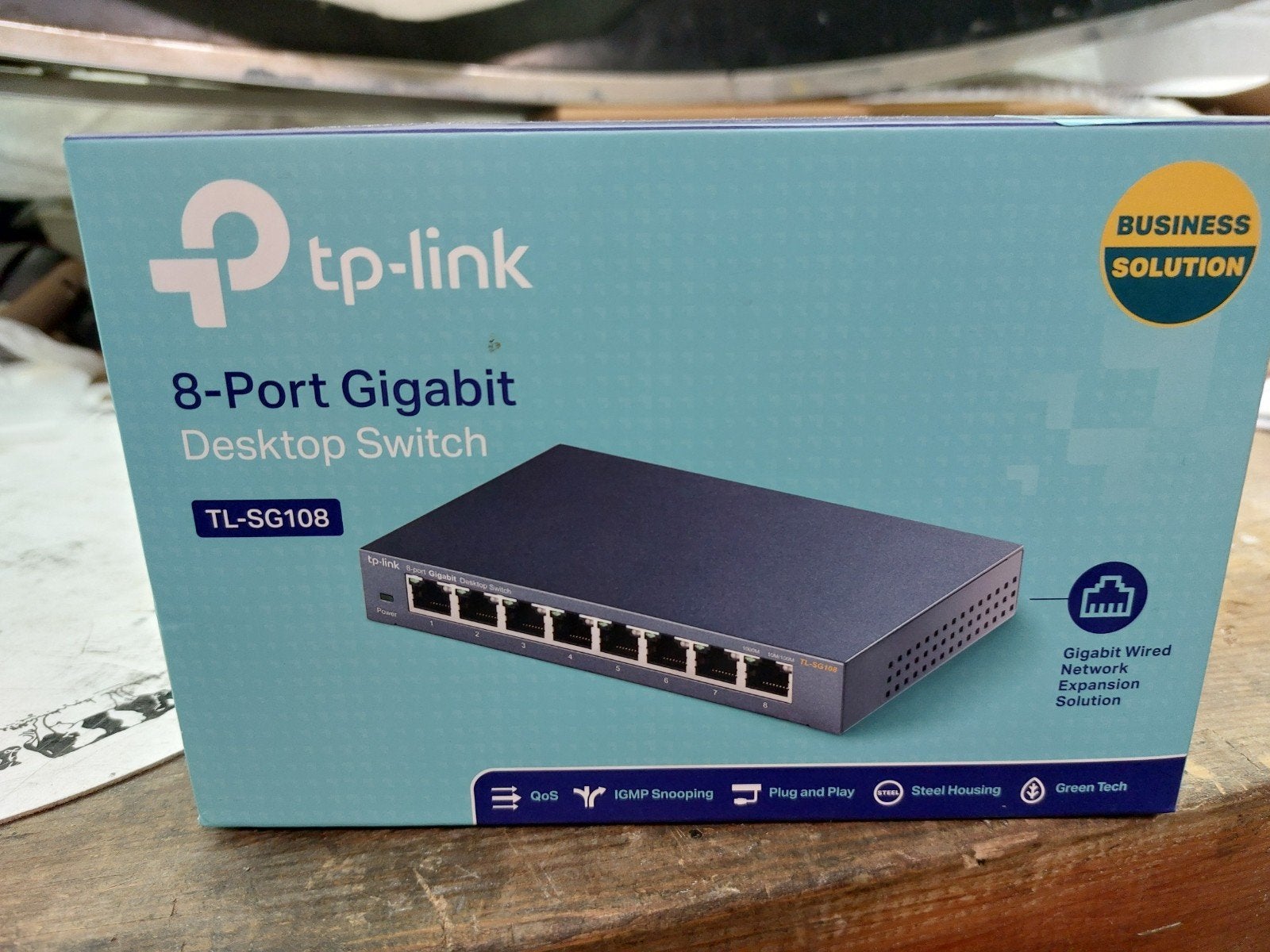 TP-Link TL-SG108, Ophalen, Gebruikt
