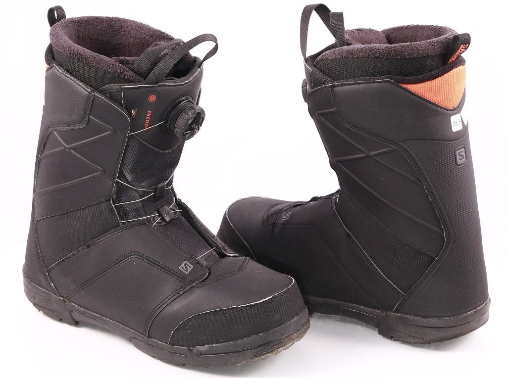 Chaussures de snowboard 44 EU SALOMON FACTION BOA, doublure, Envoi, Utilisé, Chaussures