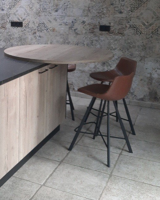 Tabourets de bar, Comme neuf, Enlèvement, Cuir, 60 à 90 cm