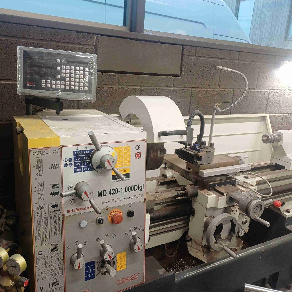 Epple draaibank 380 V., Doe-het-zelf en Bouw, Draaibanken, Ophalen