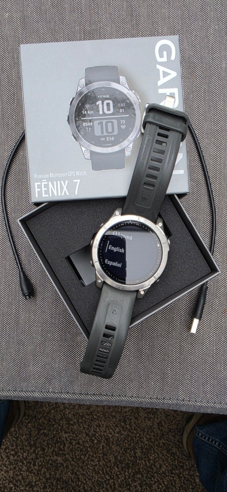 Garmin Fenix 7   51mm, Ophalen, Gebruikt, Garmin, Waterdicht