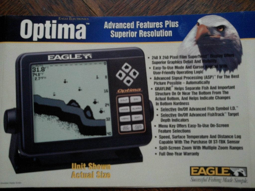 eagle optima visvinder, Enlèvement, Utilisé