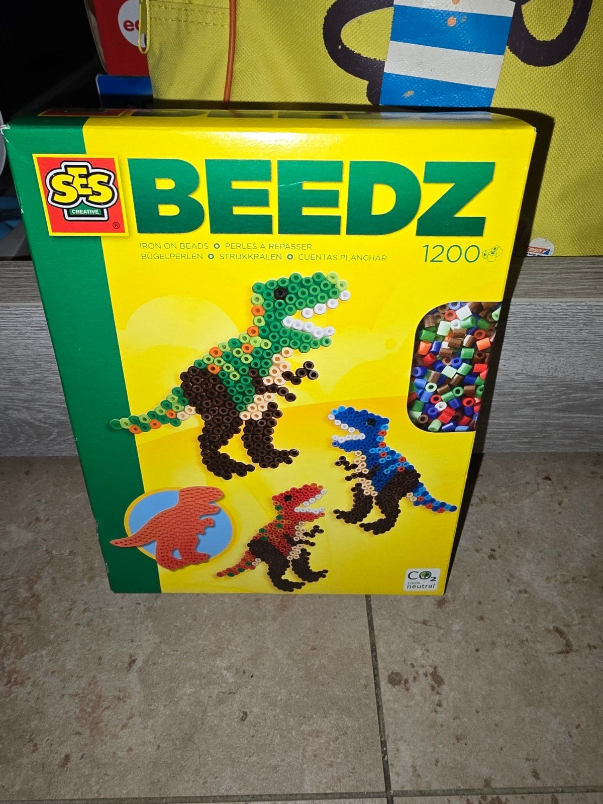 SES Beedz Dino strijkkralen – 1200 stuks – NIEUW – €8, Enlèvement, Neuf, Bricolage