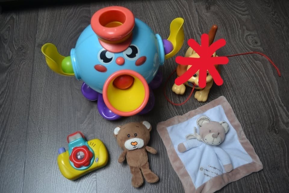Jouets 1er âge : pieuvre malice, xylophones, appareil photos, Enlèvement ou Envoi, Utilisé, Autres types, Sonore