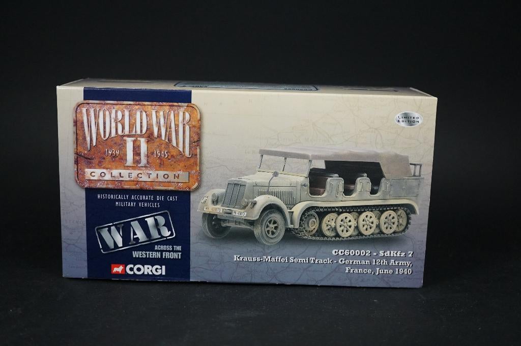 Demi-piste Corgi German Sd KFZ 7 - France 1940 - 1/50, Enlèvement ou Envoi, Comme neuf, Corgi