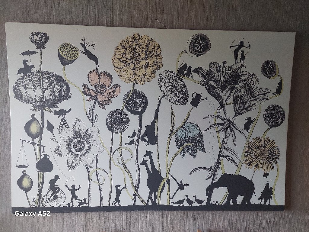 reproduction sur toile Ikea Pjatteryd de 118 x 78 cm, Comme neuf, Enlèvement, 75 – 100, Imprimé