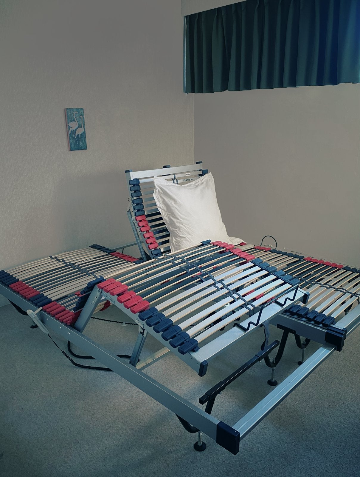 2 elektrische Energy lattenbodems 80x200cm, Huis en Inrichting, Slaapkamer | Matrassen en Bedbodems, Ophalen, Tweepersoons, Zo goed als nieuw