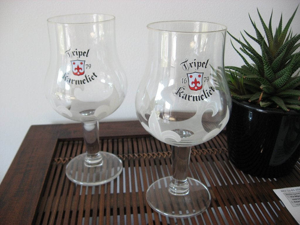 2 Tripel 1679 Karmeliet Bierglazen, Collections, Enlèvement, Neuf, Verre ou Verres, Autres marques