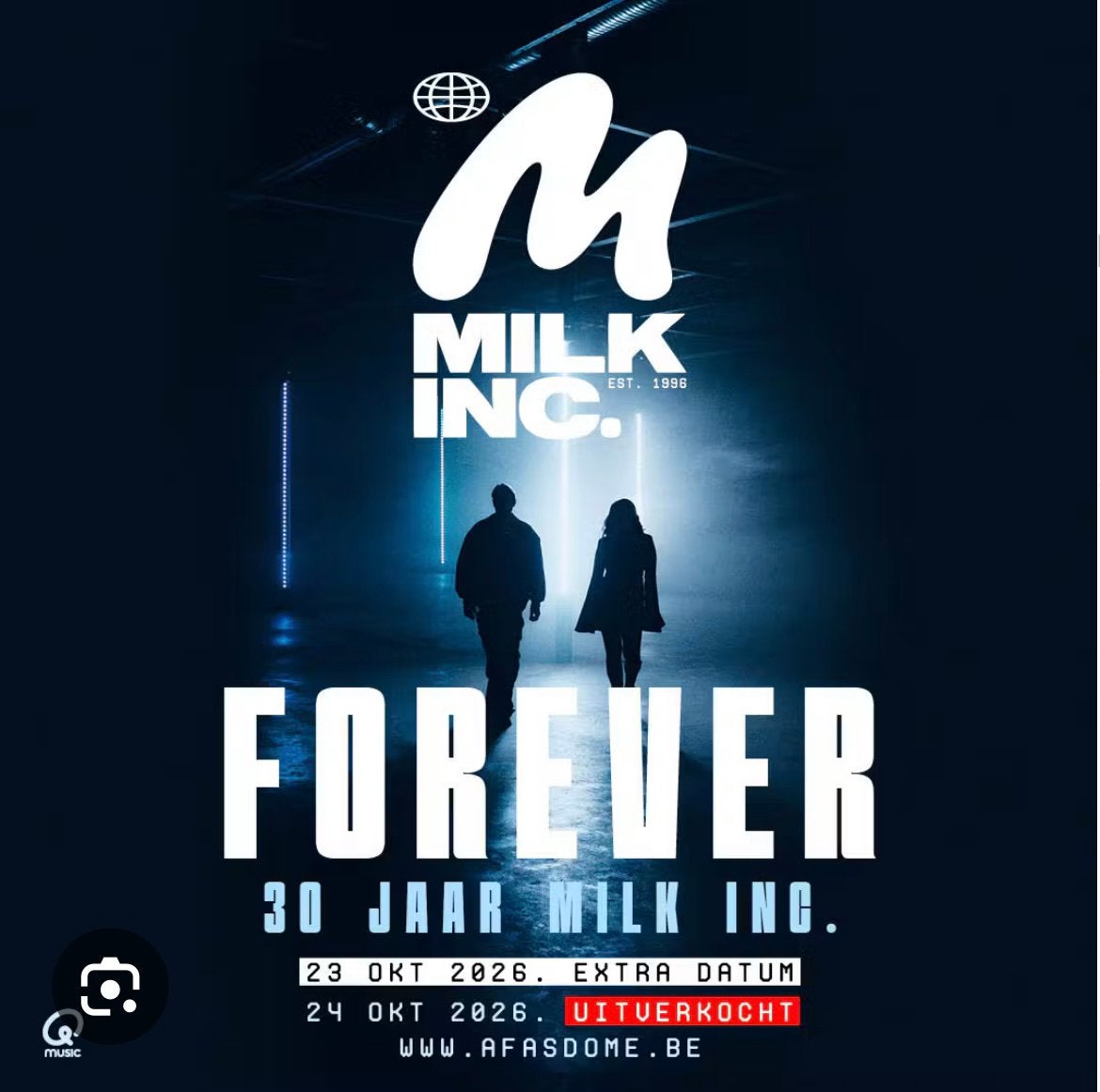 2 tickets vooraan Milk Inc forever 23.10, Tickets en Kaartjes