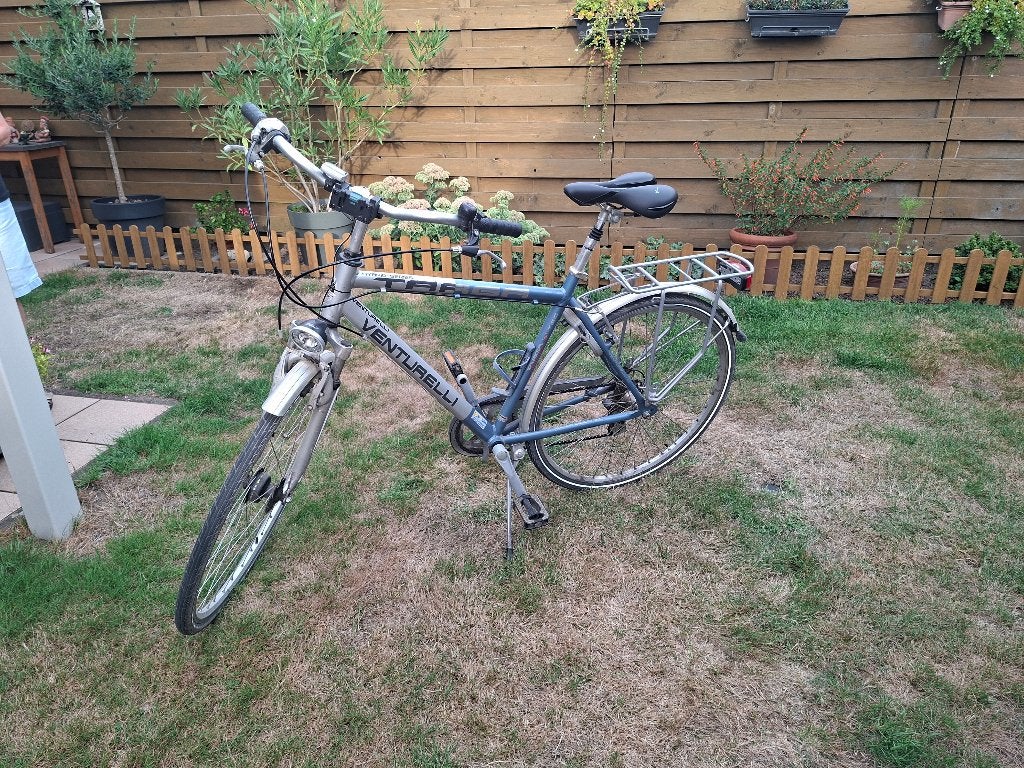 Herenfiets, Gebruikt, Velgrem, Versnellingen, 53 tot 57 cm
