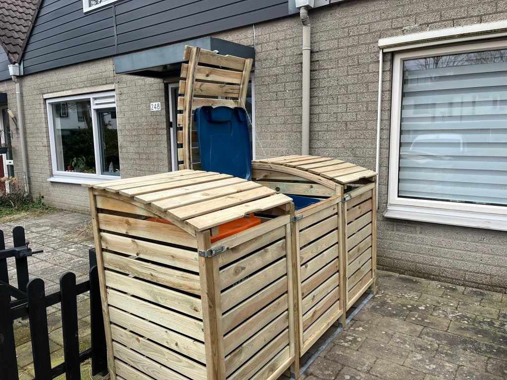 stijlvolle kliko ombouw, Tuin en Terras, Ophalen of Verzenden, Nieuw, Hout, Containerberging