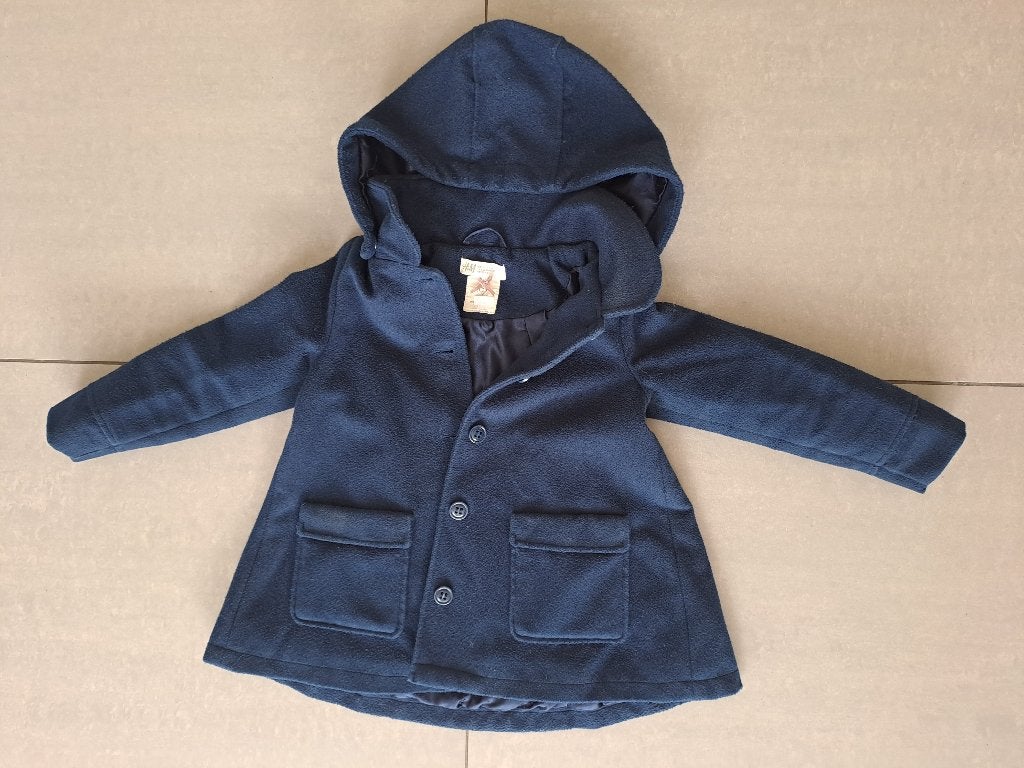 Gevoerde mantel meisjes maat 110, Kinderen en Baby's, Kinderkleding | Maat 110, Ophalen, Gebruikt, Meisje, H&M