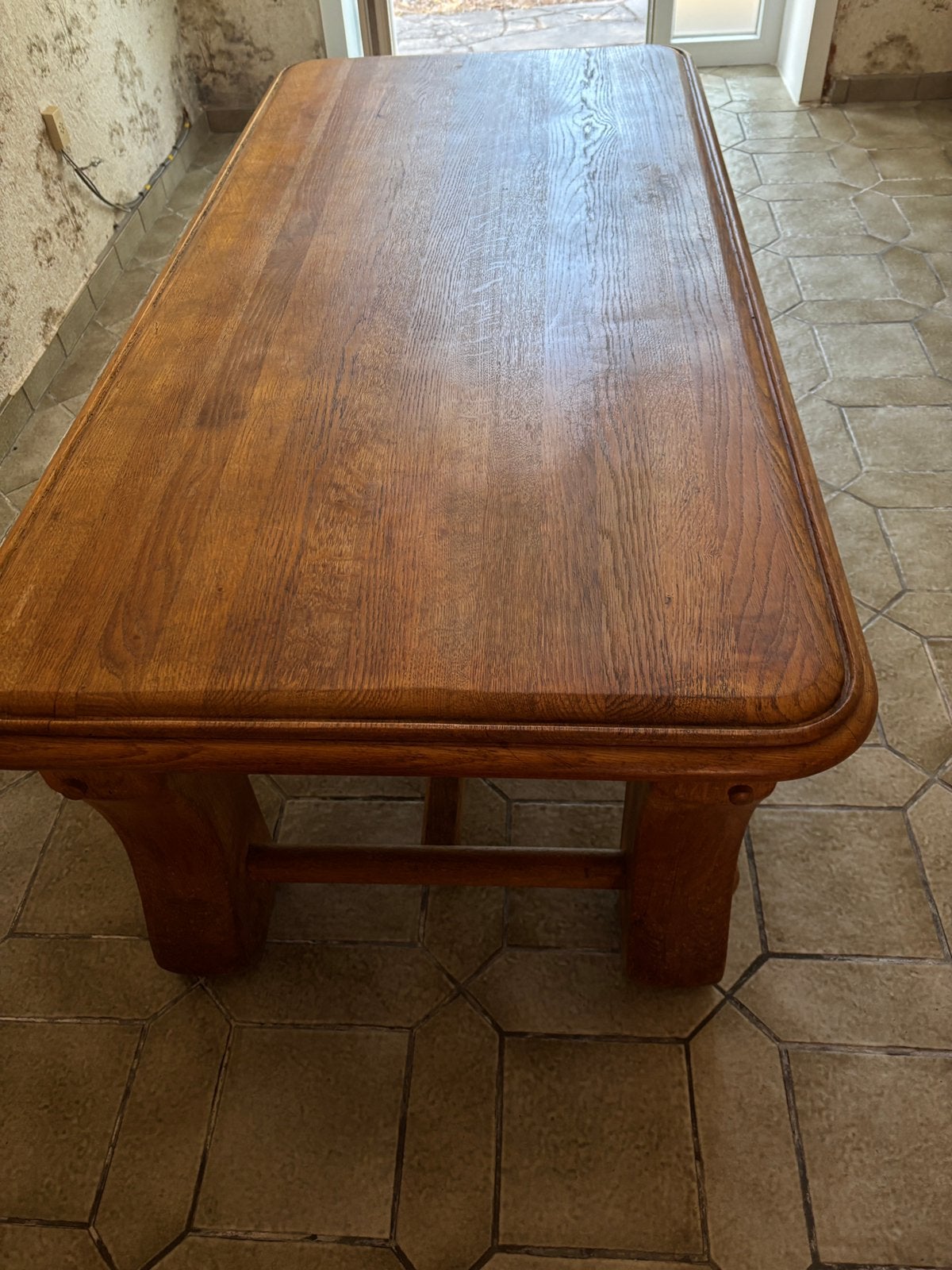 Table  en chene, Enlèvement, Utilisé