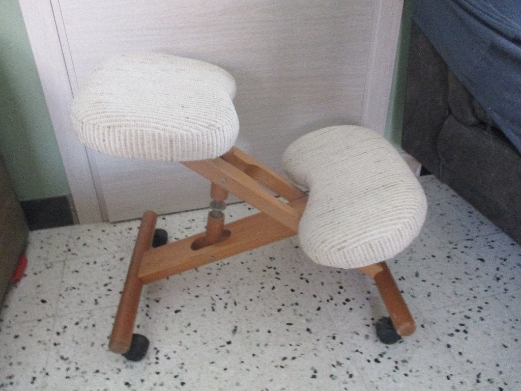 siège ergonomique, Tabouret de bureau, Beige, Comme neuf, Enlèvement