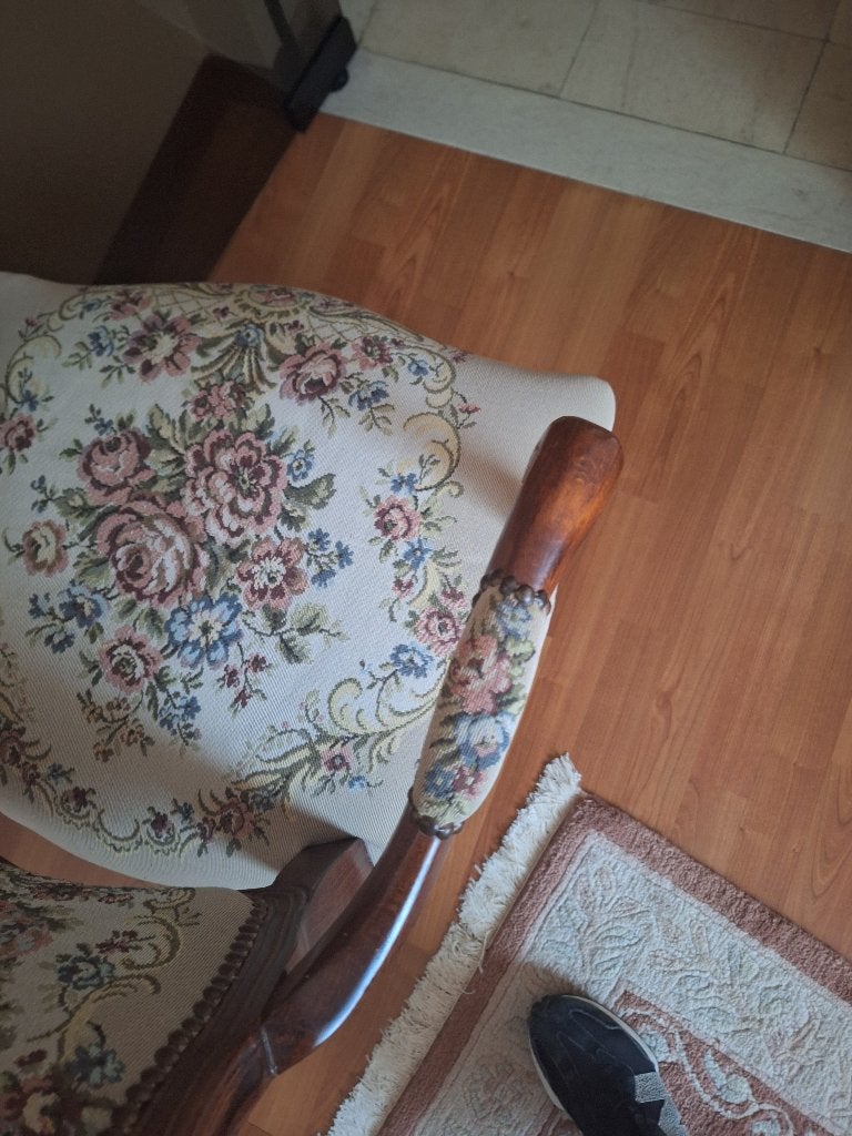 Fauteuil, Maison & Meubles, Moins de 75 cm, Bois, Enlèvement, Utilisé